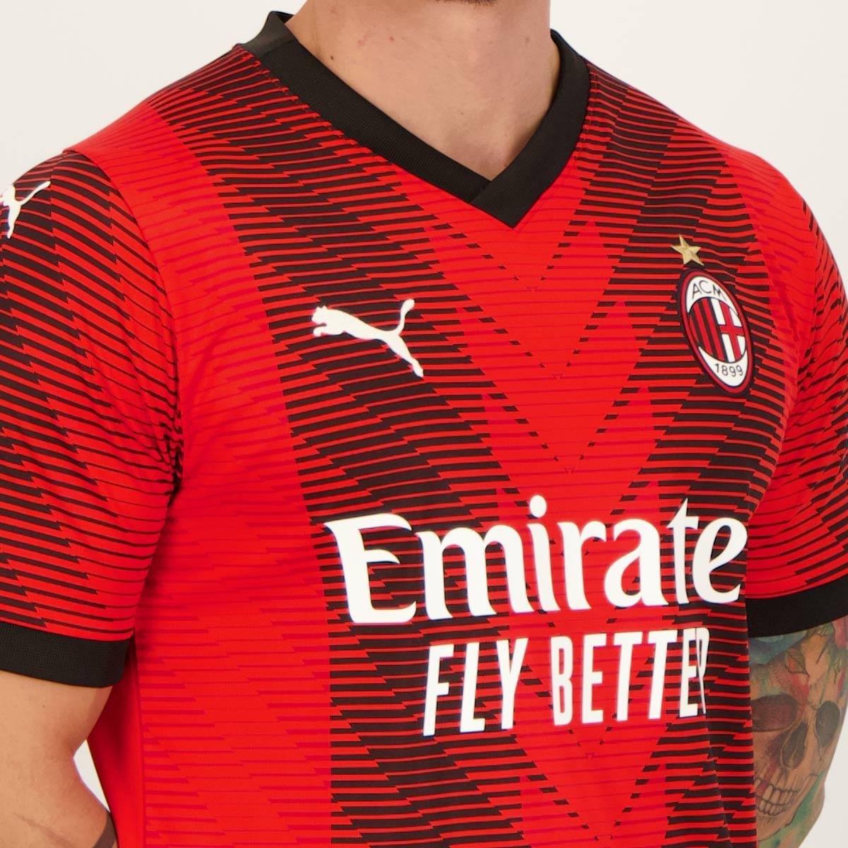 Camisa Milan I 23/24 Masculina