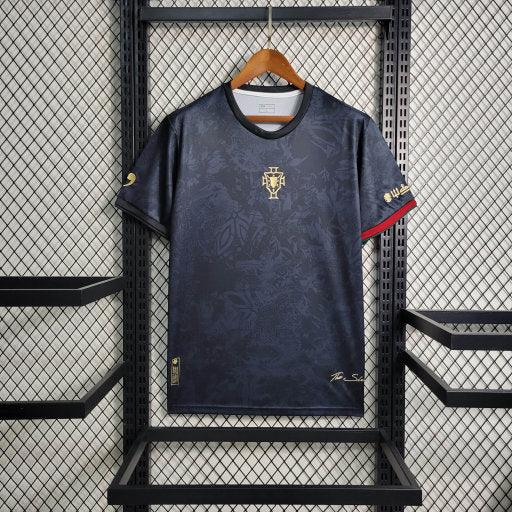 Camisa The Siu Cristiano Ronaldo 7 Comma Football 2023/2024 Torcedor - Preta