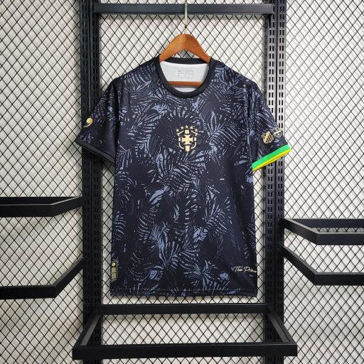Camisa Brasil The Prince Neymar Jr 10 Comma Football 2023/24 Torcedor - Preta