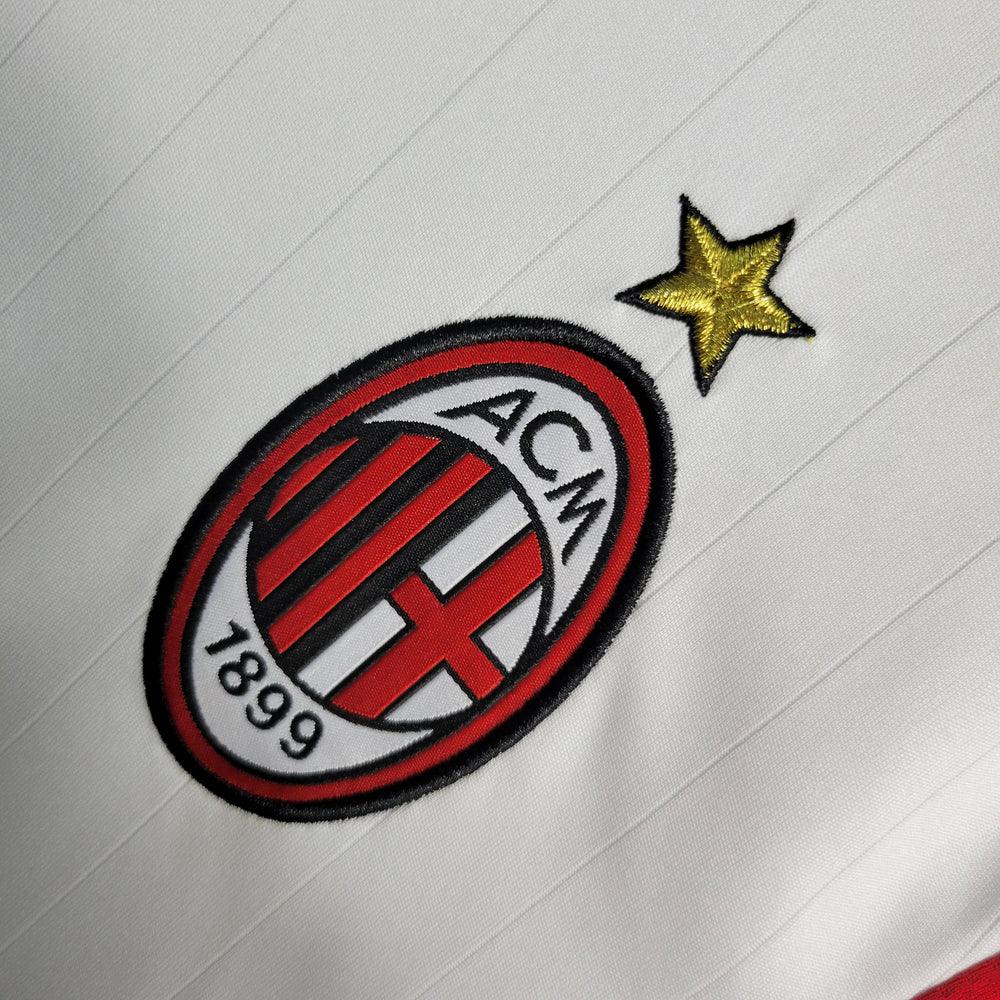 Camisa Retrô Milan 2006/07 Manga Longa Masculina