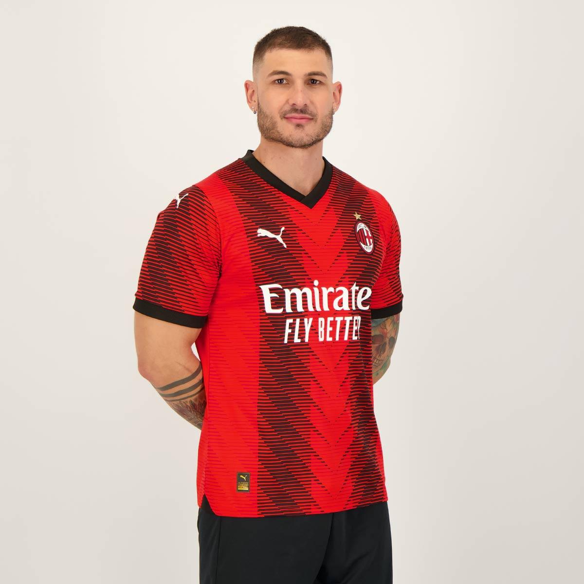 Camisa Milan I 23/24 Masculina