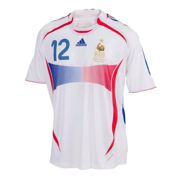 Camisa Retro França 2006 Adidas Masculina - Branca