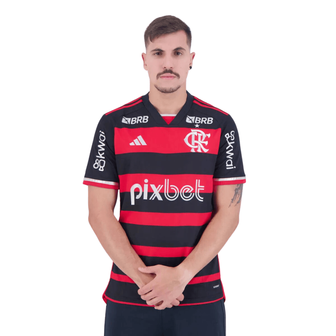 Camisa Mengão I 2024/25 Com Patrocínio Masculina
