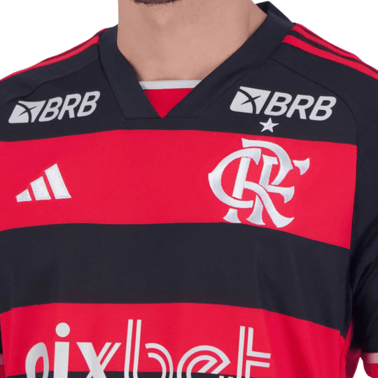 Camisa Mengão I 2024/25 Com Patrocínio Masculina