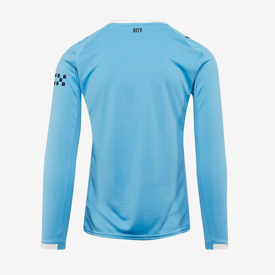 Camisa Manchester City I 2025/26 Manga Longa