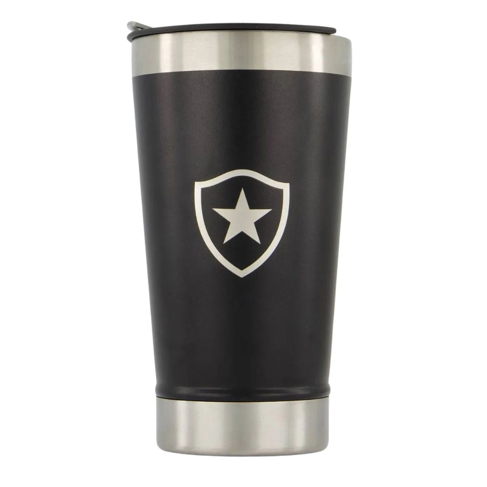 Copo Térmico Botafogo C/Abridor 473ml Preto