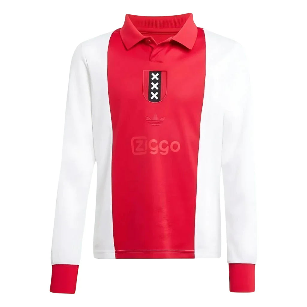 Camisa Ajax Manga Longa 125 anos 2025 Masculina