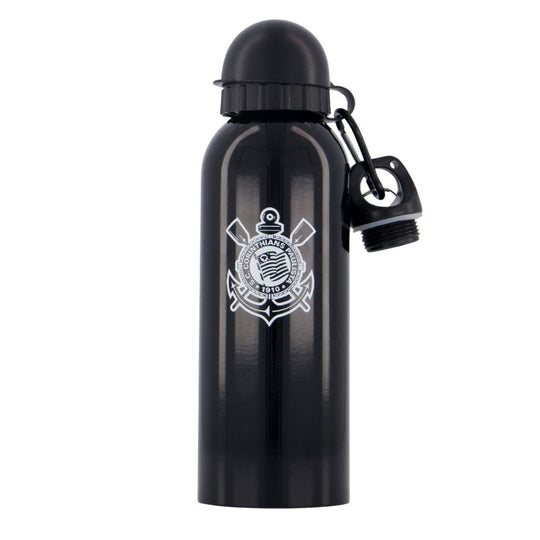 Garrafa Corinthians Metal Preta